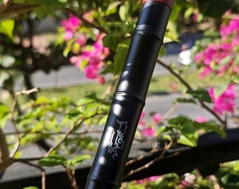Northern Bamboo Flute: Handmade Meditation Flute, Musician Gift, Minimalist, Key C Bb A G F