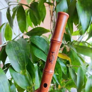 Flute Padauk Wood Flute Gift for Musician Music Gift Flute Instrument - 440Hz Key C Bb A