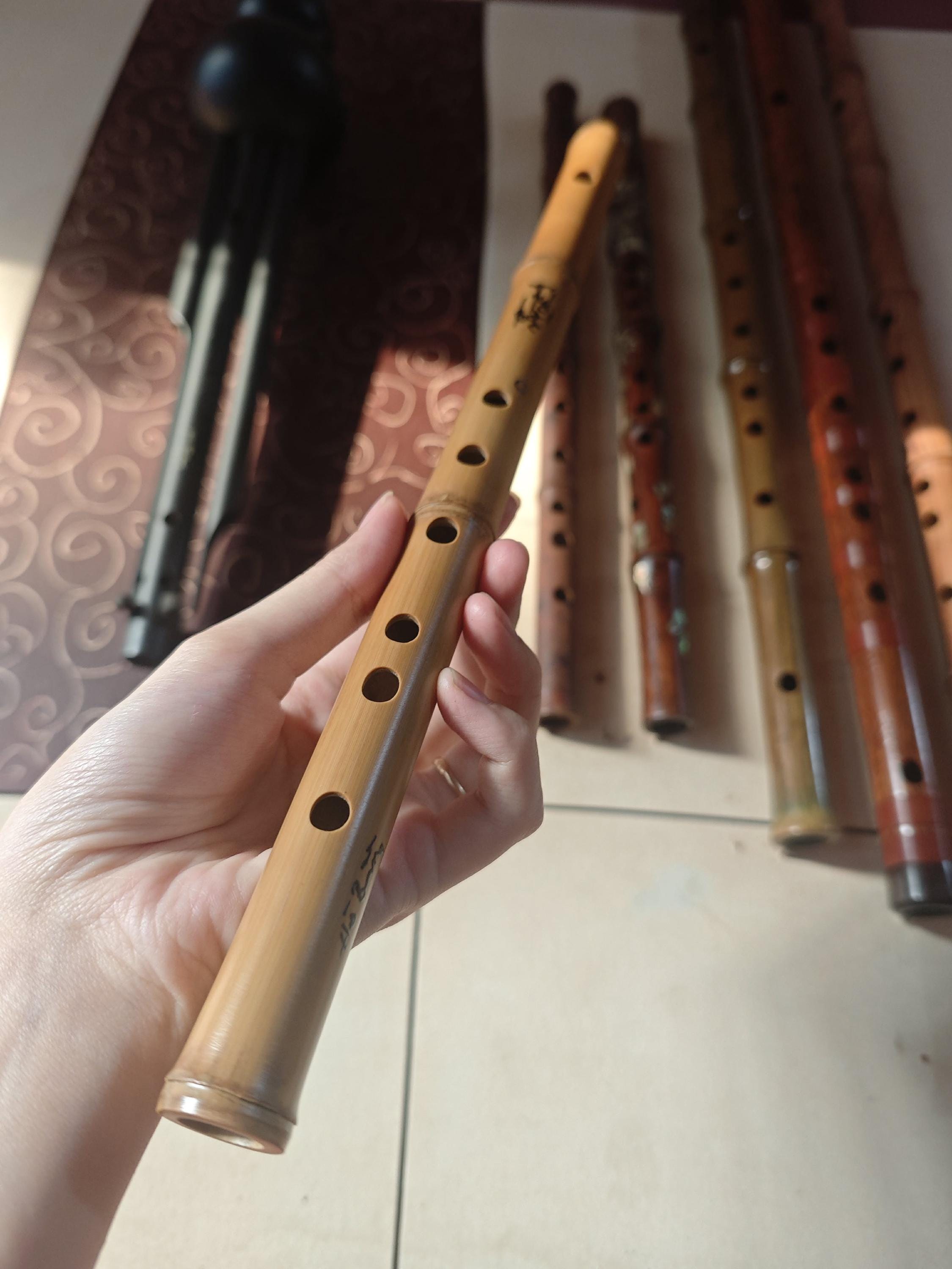 Northern Bamboo Flute Instrument: 440hz, Key C/bb/a/g/f, Handmade ...