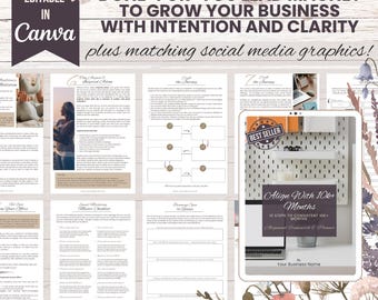 Canva Workbook Template: 10k Month Lead Magnet for Coaches (Digital Download)