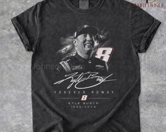 1 file KYLE BUSCH Racing Tribute PNG , Retro Motorsports Graphic