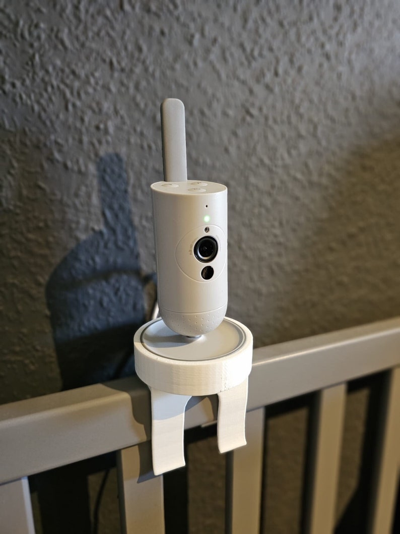 Baby monitor camera mount for baby bed suitable for Philips Avent baby monitor SCD921 or SCD923 image 2