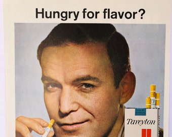 Rare 1963 Tareyton Cigarettes - Magazine Advertisement. Original Vintage.  Retro Classic Advertisements Magazine Ads