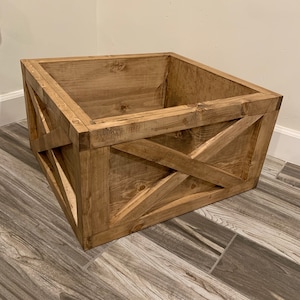 Tree wood box