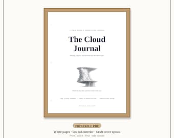 The Cloud Journal – Printable Edition | PDF Cloud ID Chart & Weather Log