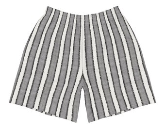 Striped Shorts, Mens, Unisex, Summer Vibe, Pattern, European Coast, Beach, Streetwear, Vacation