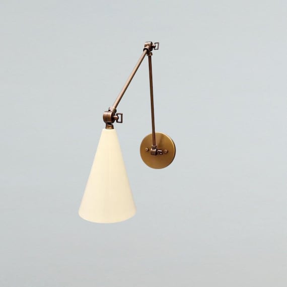 Modern Adjustable Brass Wall Lamp, Elegant Lighting Sconce
