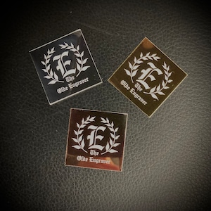 Logo Engraving Plate 50mm x 50mm