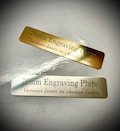 Personalised Trophy Engraving Plate 70mm x 15mm product logo