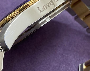 Send us your watch to be engraved by the best in the business! Watch engraving done by the professionals.