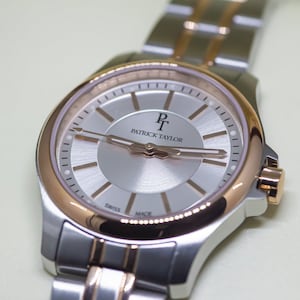 Luxe Rose Gold Womens Watch Swiss Made Watch Ladies Watch