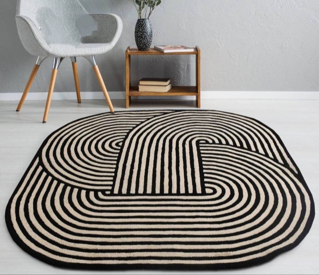 Antique Hand Tuft Rugs for Living Room Morden Designer Tuft Etsy