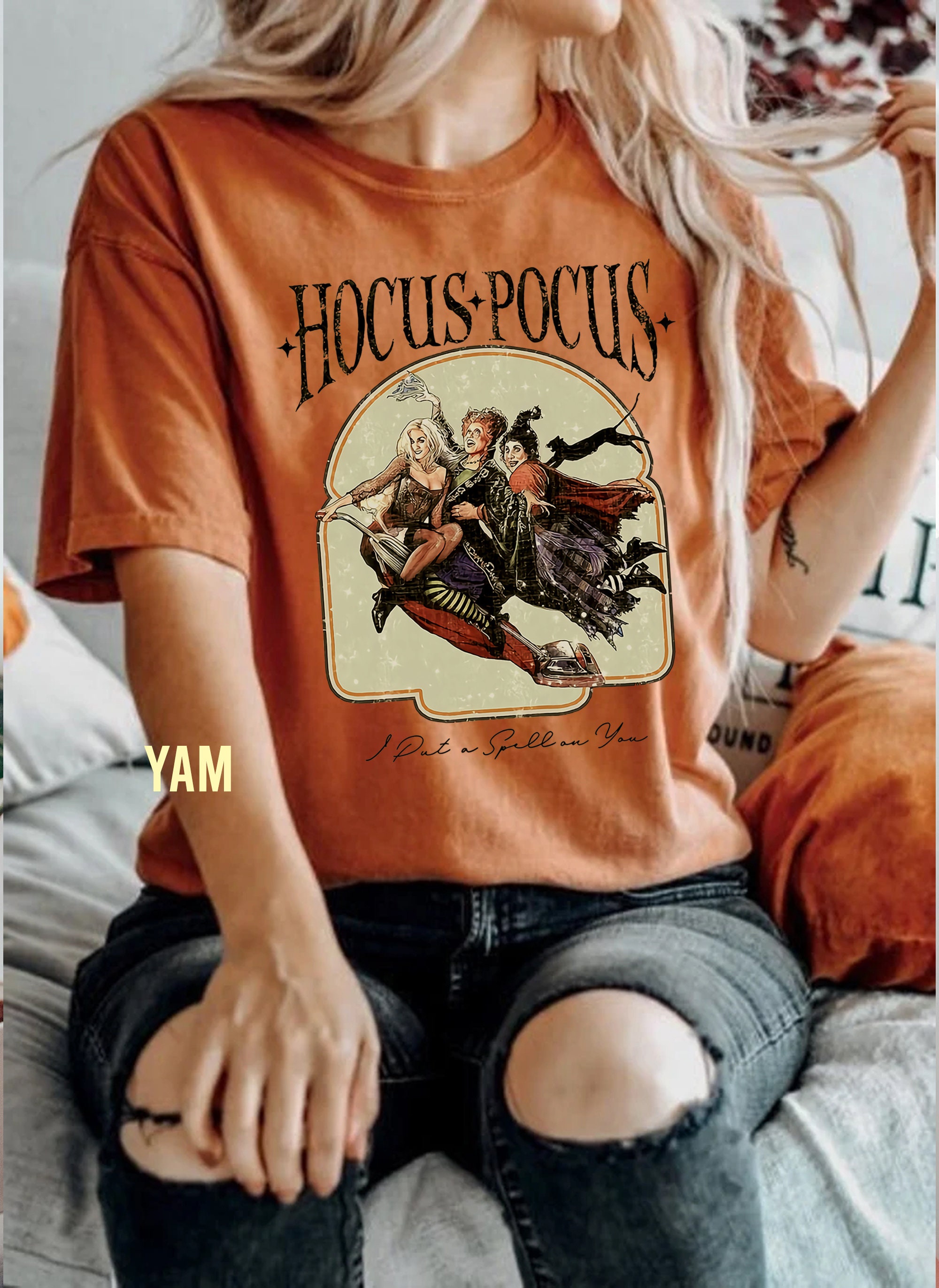 Discover Hocus Pocus T-Shirt, Sanderson Sisters Shirt, Horror Movie Shirt, Hallowen Gifts, Halloween Party, Vintage Halloween Shirt