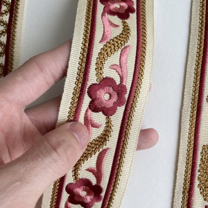 Embroidered Trims for Drapery, Curtain Tapes, Upholstery Ribbon, Pillow ...
