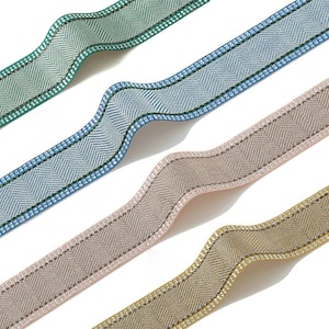 2.5 Inches Decorative Trims for Drapery, Curtain Tapes, Upholstery Ribbon, Pillow Border, Sold By The Yard