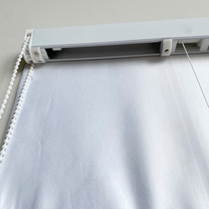 Roman Shade With Trims And Lining, Window Blinds, Light Filtering, Custom Size Shades Available image 10