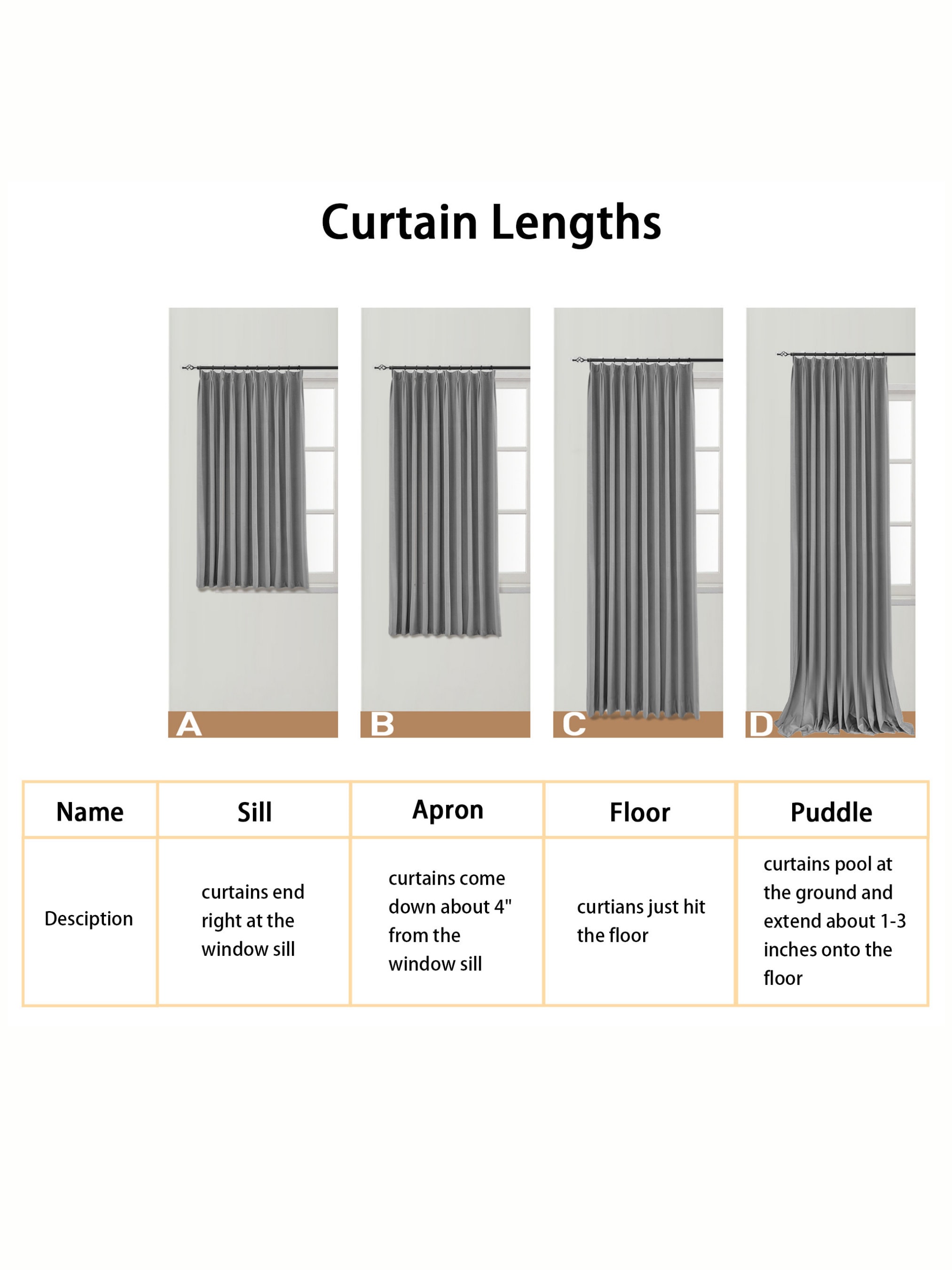 Camel Cotton Linen Curtain Panels Beautiful Custom Curtains Etsy