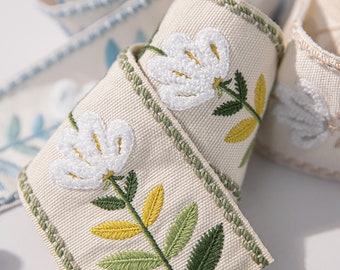 2.75 Inches Decorative Trims for Drapery, Curtain Tapes, Upholstery Ribbon, Pillow Border, Sold By The Yard