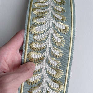 Embroidered Trims for Drapery, Curtain Tapes, Upholstery Ribbon, Pillow ...