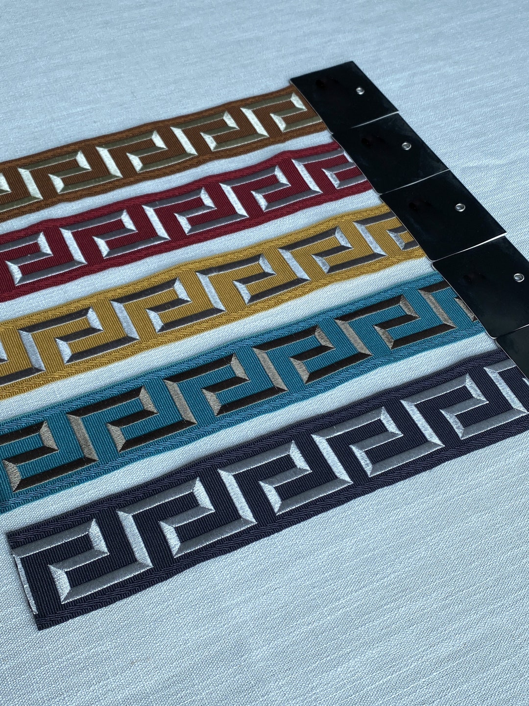 2 Inches Greek Key Trims for Drapery, Curtain Tapes, Upholstery Ribbon, Pillow Border, Sold by