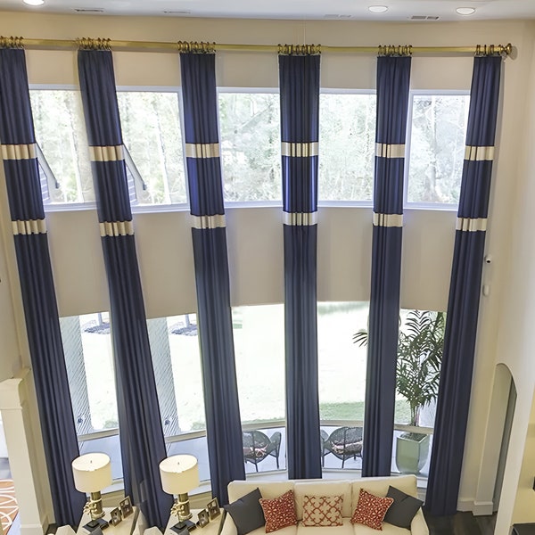 Dupioni Silk Drapery Panels Etsy