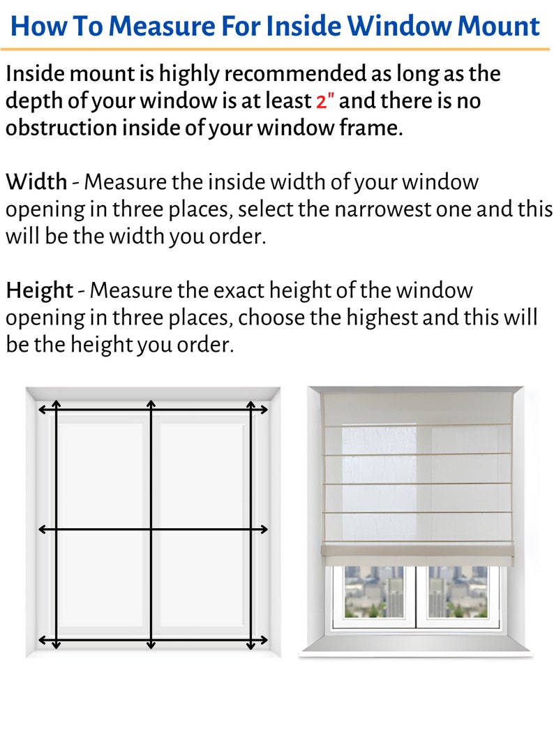 Roman Shade With Trims And Lining, Window Blinds, Light Filtering, Custom Size Shades Available image 7