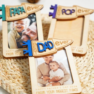 Personalized Photo Car Visor Clip, Father's Day Fridge Photo Magnet, Personalized Picture Frame, Car Visor Clip, Funny Father's Day Gift