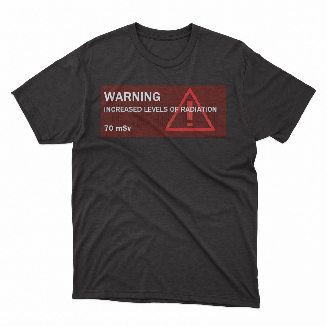 Radiation Warning Lethal Company Game Funny T-shirt - Etsy