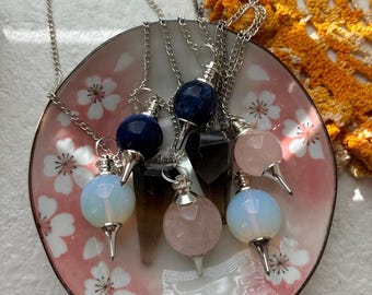 Crystal Pendulum: Gemstone Divination Tool for Spiritual Guidance