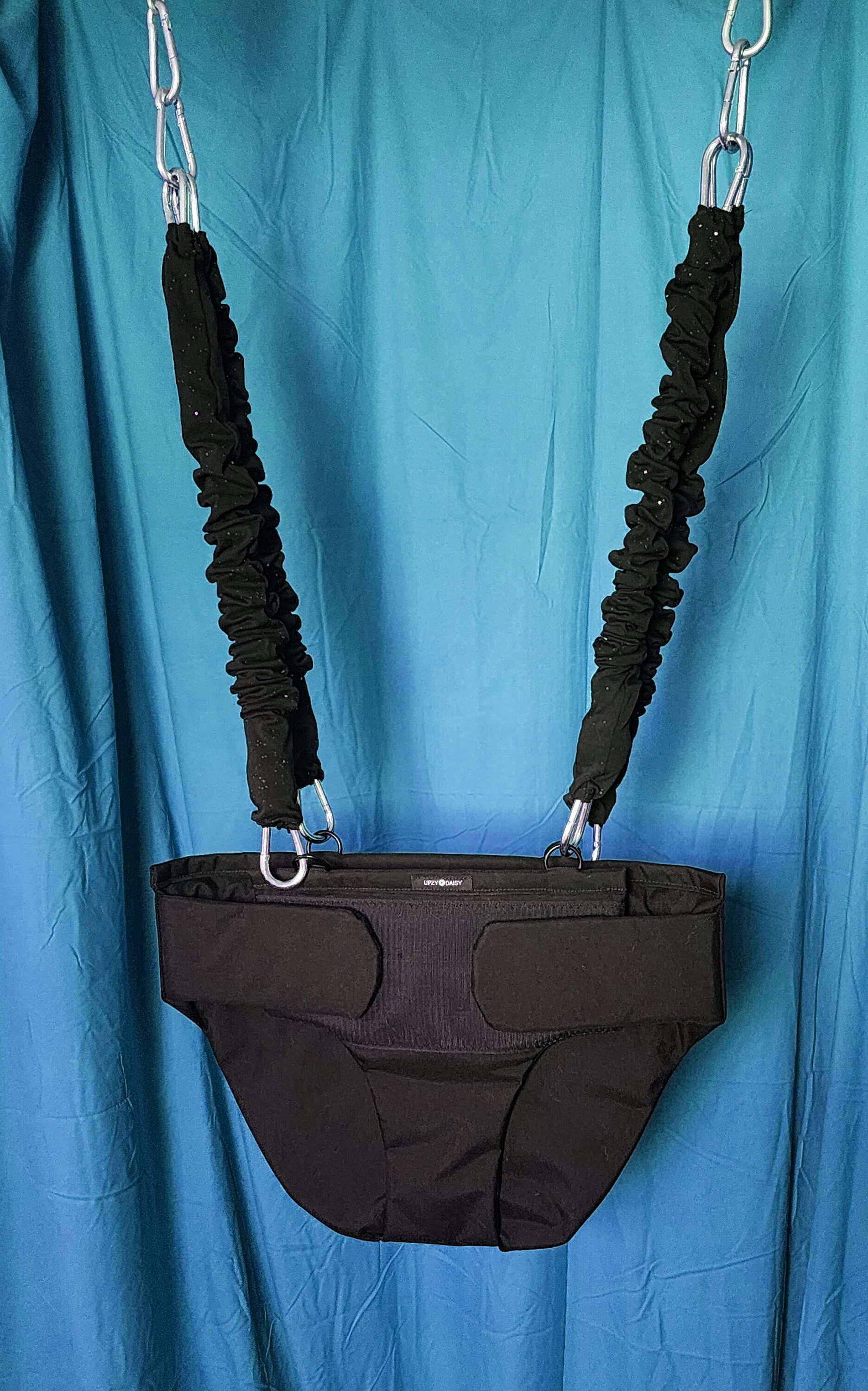 Jumper for Adults - 300lb Capacity - Fun & Fitness in One! Adult Bouncer for Exercise, Rehab, Stimming, and Fun! - Black