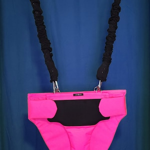 Jumper for Adults / Adult Bouncer / Heavy Duty - Holds up to 300lbs / Exercise, Rehab, Stimming, and Fun! - Pink (Made To Order)