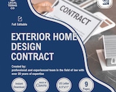 Exterior Home Design Contract Template: Service Agreement (PDF)