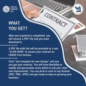 Home Repair Service Contract Template Customizable Home Maintenance