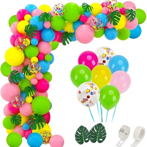 117pcs Tropical Party Balloon Garland Arch Kit