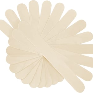 Wooden Craft Sticks Wooden Popsicle Craft Sticks Stick 6” Long x 3/4”,Home Art Projects, 100 PCS
