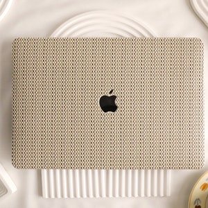 Vintage Weave Leather Hard Case for MacBook 2022 Air 13.6 A2681 Macbook Pro A2338 13 14 15 16 inch Laptop M2 2023 14 16 A2779 A2780