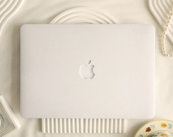 Daisy White Leather Hard Case for MacBook 2022 Air 13.6 A2681 Macbook Pro A2338 13 14 15 16 inch Laptop M2 2023 14 16 A2779 A2780