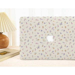 Flower Farm Hard Protective Laptop Case for MacBook M2 Air 13 All New Macbook Sleeve M3 Pro 16 15 14 13 inch