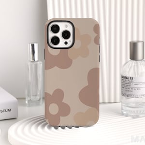 Mud Floral Personalized Phone Case For iPhone 14 12 13 Pro Max XR 11 Pro Max Tough Snap Cover SE iPhone Case, Christmas Gift