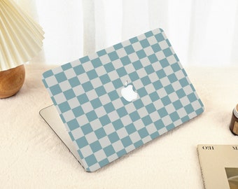 Faded Denim Mosaic Protective Laptop Case for MacBook M2 Air 13 All New Macbook Sleeve M3 Pro 16 15 14 13 inch