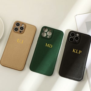 Gepersonaliseerde telefoonhoes voor iPhone 15 Pro Max 14 Pro Max 13 12 11, veganistisch gepersonaliseerde aangepaste telefoonhoes, reliëf PU lederen telefoonhoes