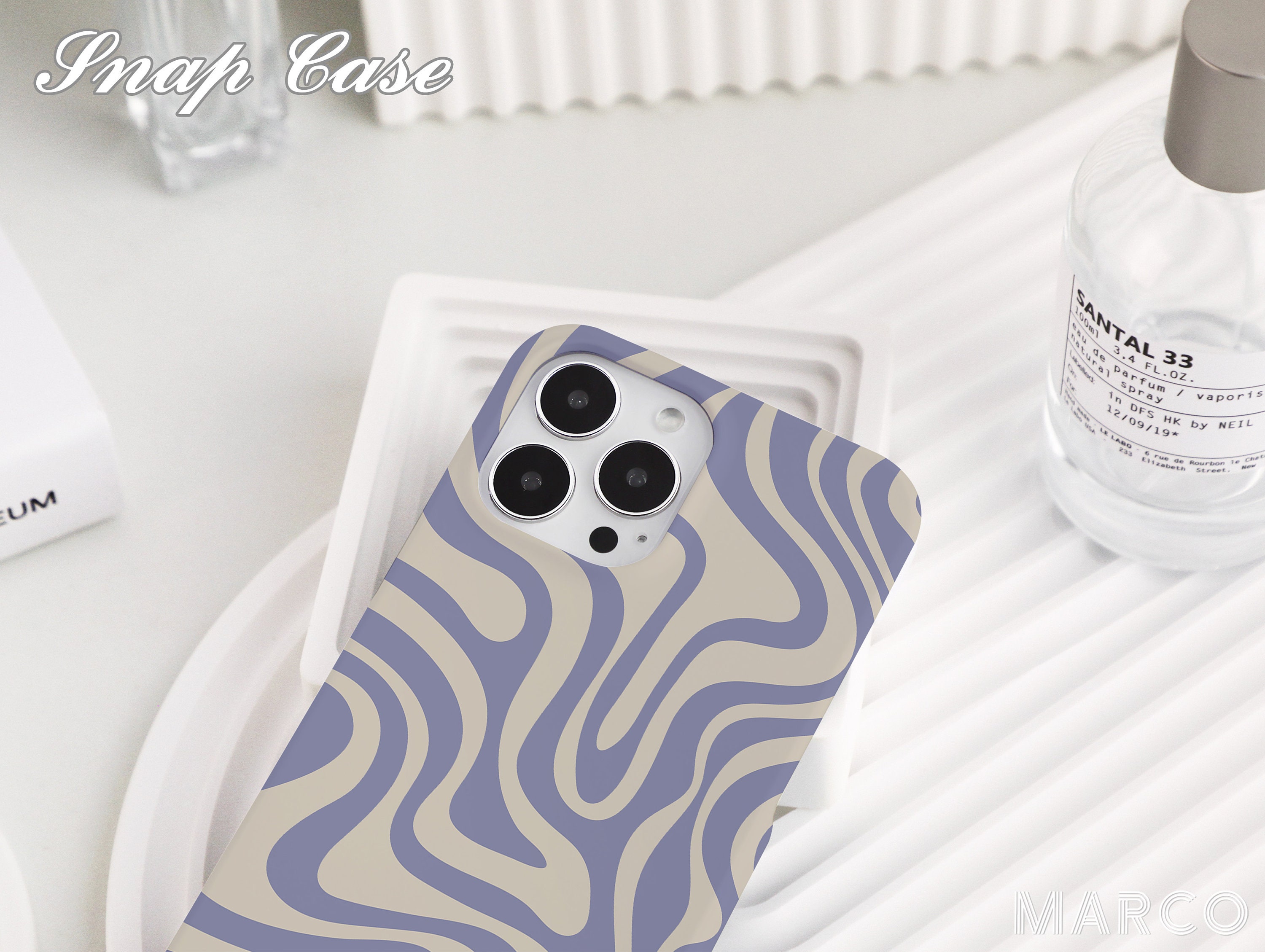 Lavender Cream Personalized Phone Case for iPhone 14 12 13 Pro Max XR