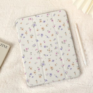 Flower Farm iPad Case with Pencil HolderiPad Air 5 Case Air 3 4 CaseiPad Pro 12.9, Pro 11, 10.9, 10.5, 10.2, iPad 2022/2021 zdjęcie 1