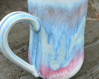 Handmade Stoneware Mega Mug in Unicorn glaze *Second*