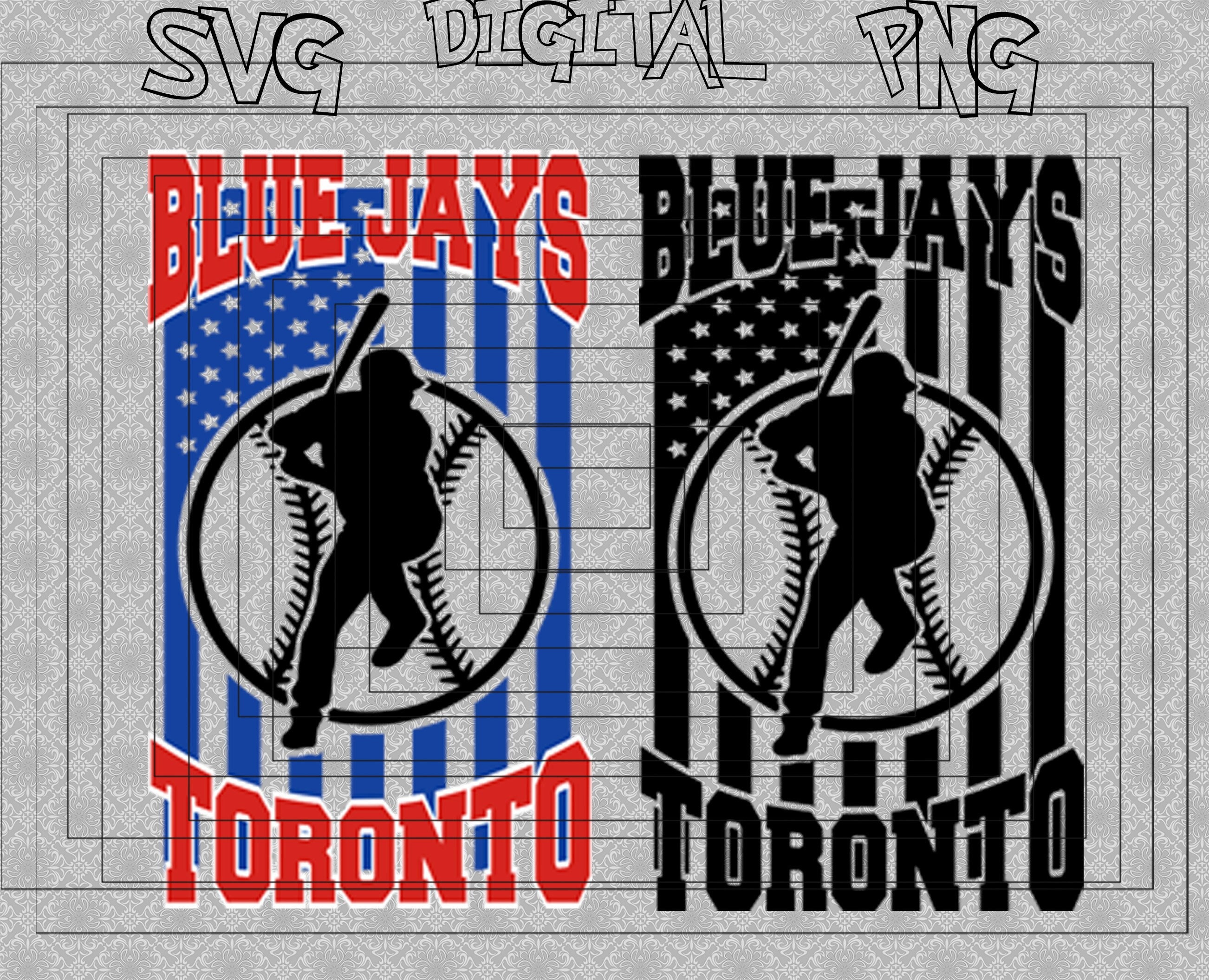 Toronto Blue Jays Batting Svg Png online in USA