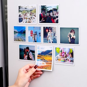 Magnet Custom Print Fridge Magnets Photo Print Personalize Gift Custom Gift Mother's Father Day Fridge Magnets Gift for classmate friend