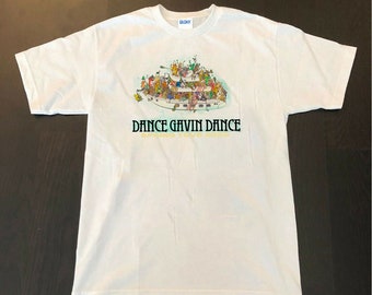 Dance Gavin Dance Spring Tour 2020 White Tshirt Sweatshirt Tank Top Hoodies Unisex Size S- 4XL Adult High Quality Best Gift