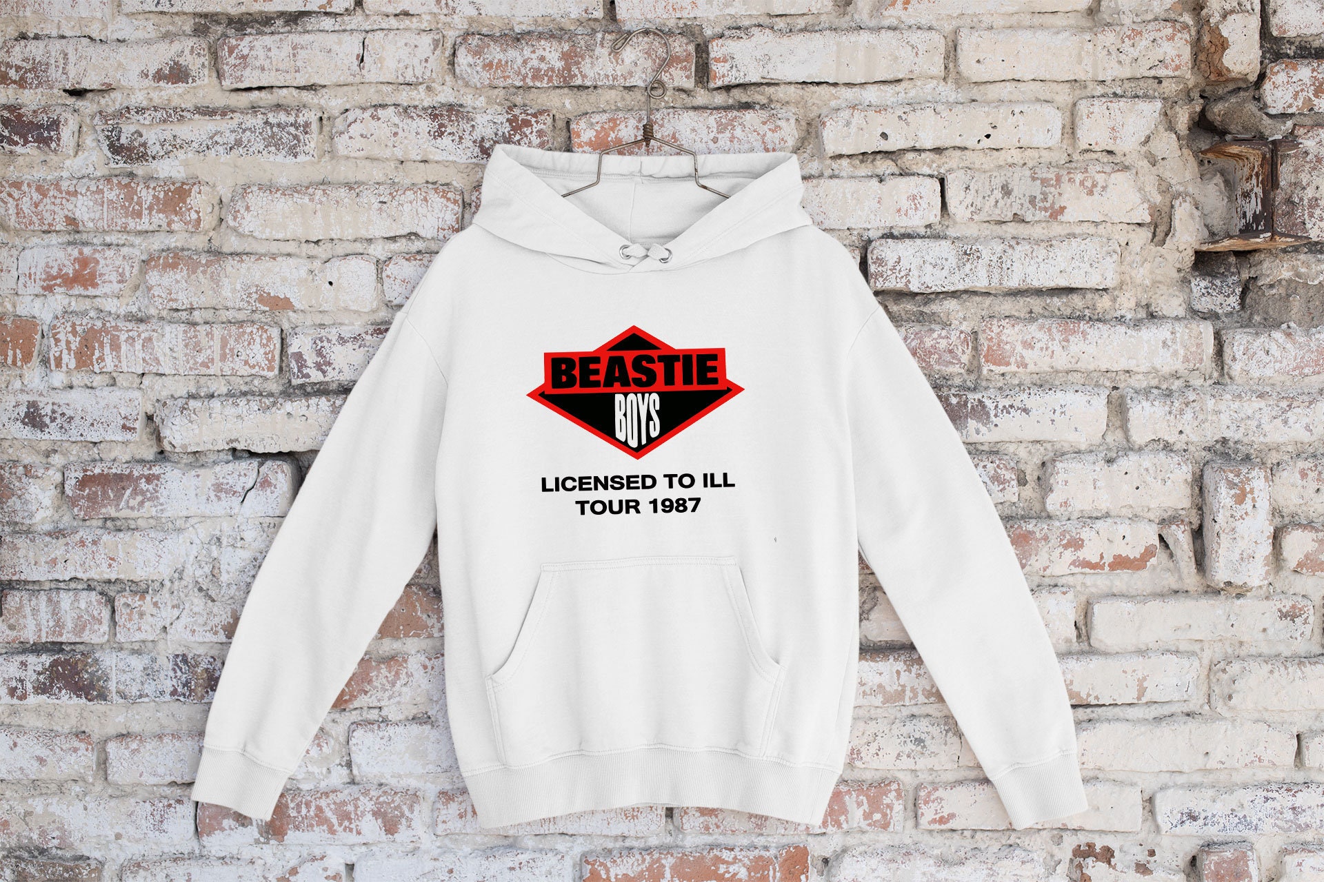 Beastie Boys-licensed to Ill Tour 1987 White Tshirt Beastie Boys-licensed to Ill Tour 1987 White Tshirt