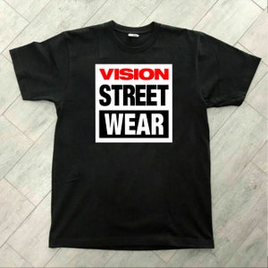 Vision Street Wear Skateboard Mfg Black Tshirt Tank Top Sweatshirt Hoodies Unisex Size S- 4XL Adult High Quality Best Gift