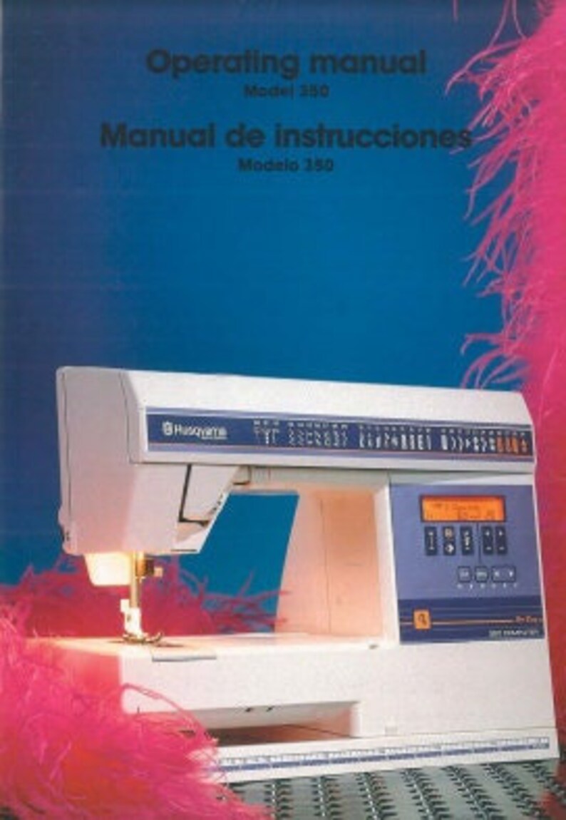 Husqvarna Viking Sew Easy 350 Computer Sewing Machine Users Guide